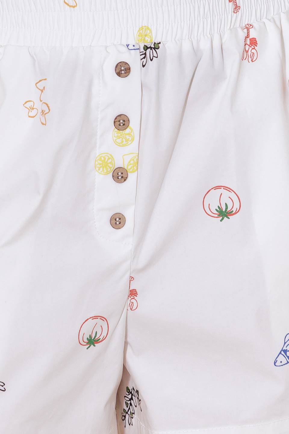 AFTER HOURS WHITE WOVEN SHORTS Flying Tomato