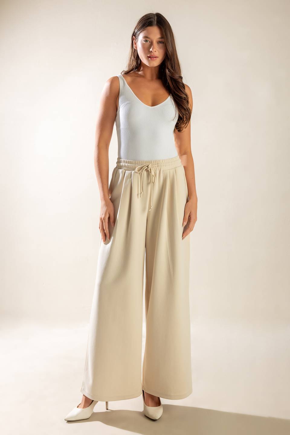 Where You Belong Woven Pants With Elasticized Waist