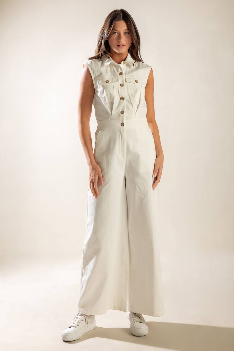 THE ART OF HAPPINESS WOVEN JUMPSUIT Flying Tomato