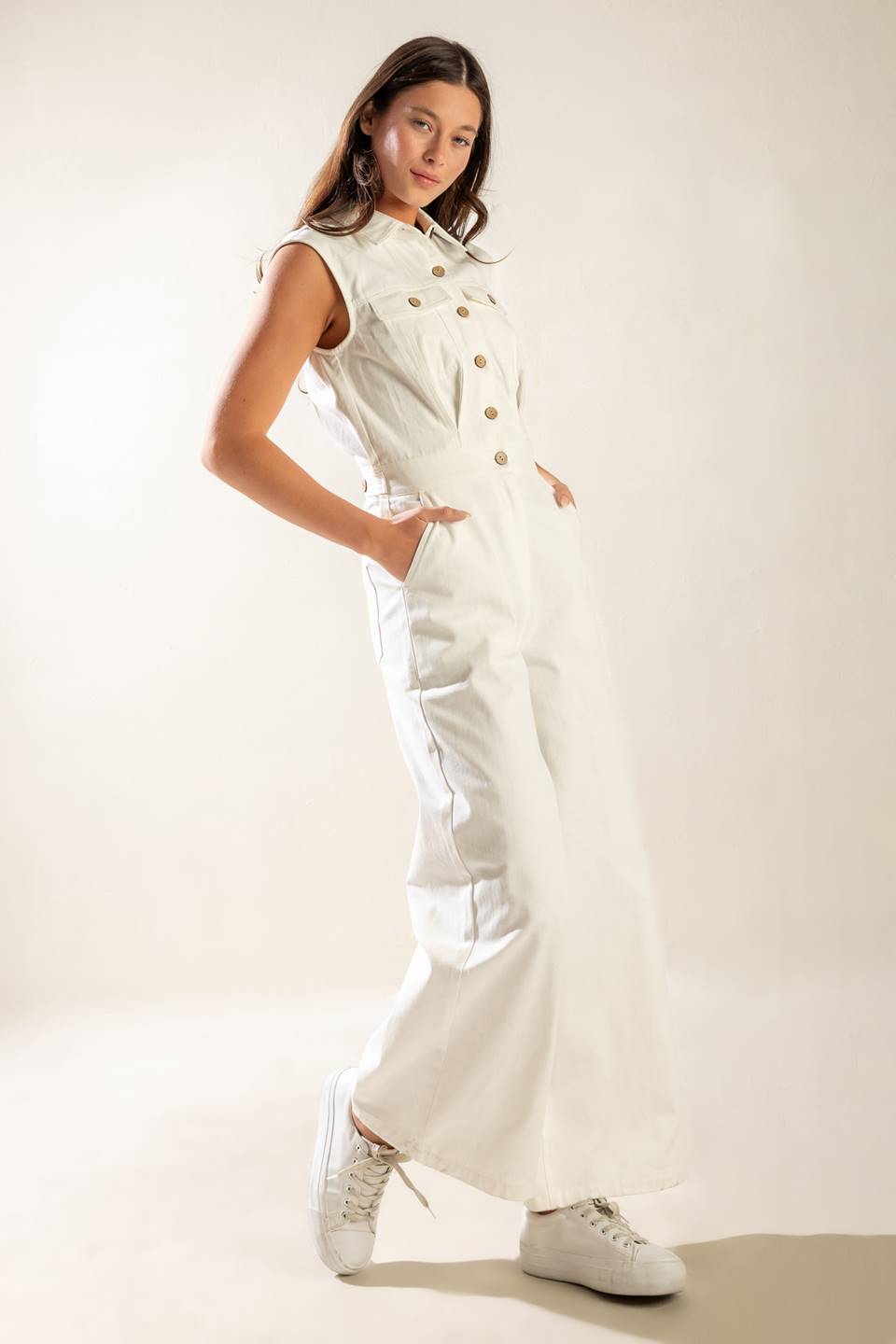 THE ART OF HAPPINESS WOVEN JUMPSUIT Flying Tomato