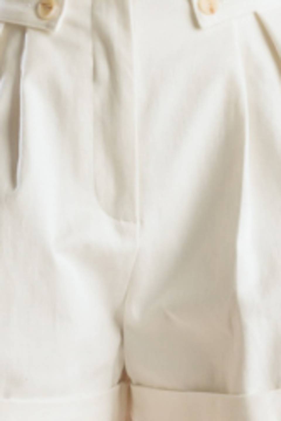 LOVE LETTERS WHITE WOVEN SHORT Flying Tomato