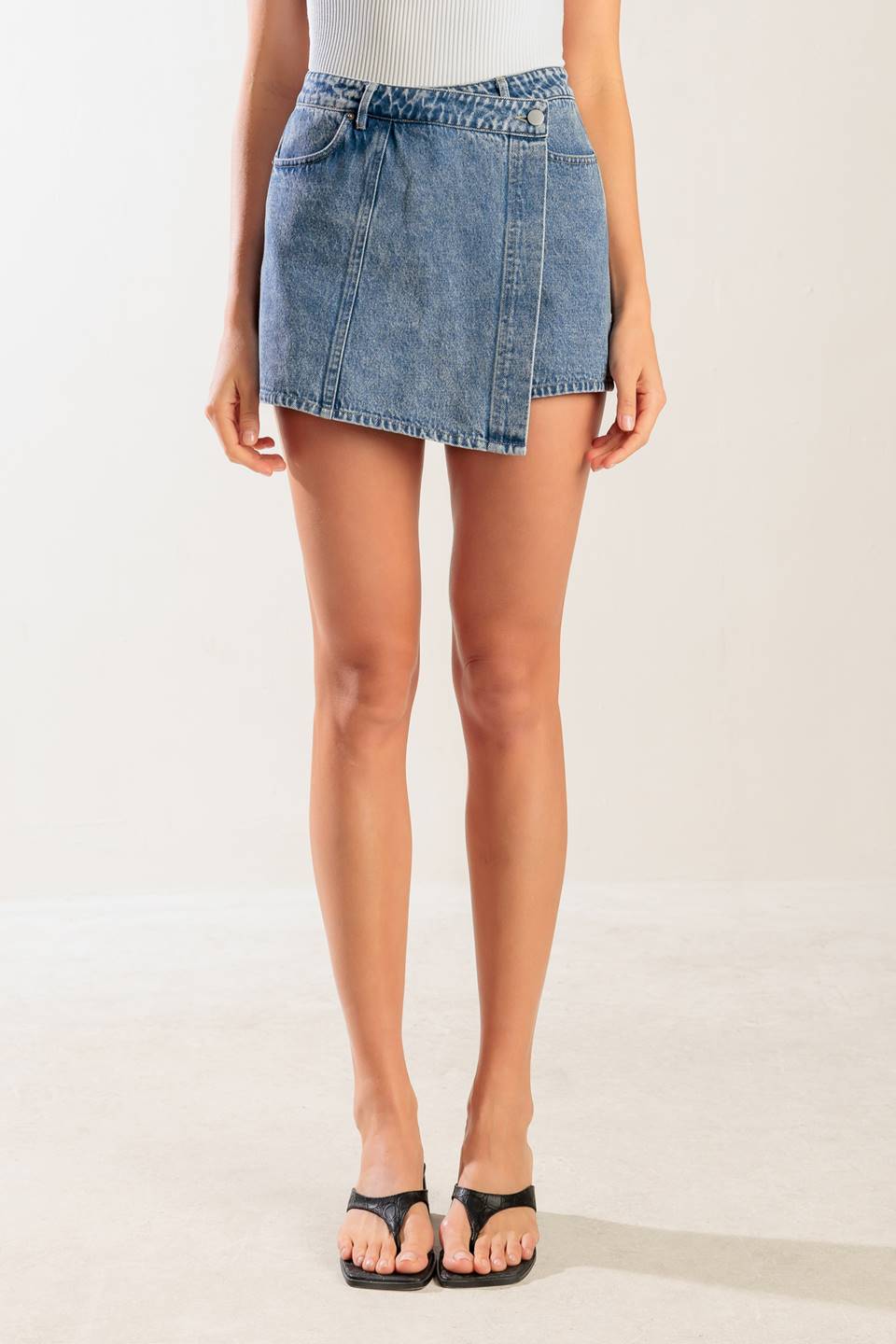 BY CHANCE DENIM SKORT Flying Tomato