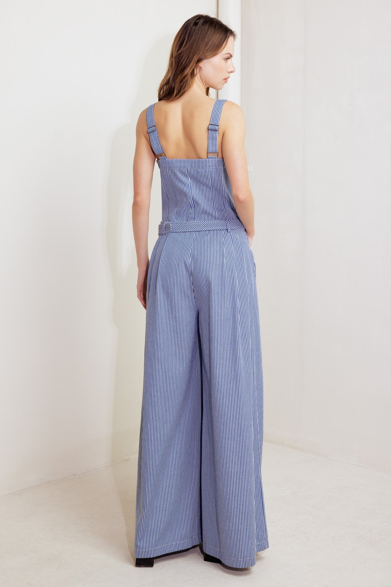 FRESH PETAL BLUE WOVEN JUMPSUIT Flying Tomato