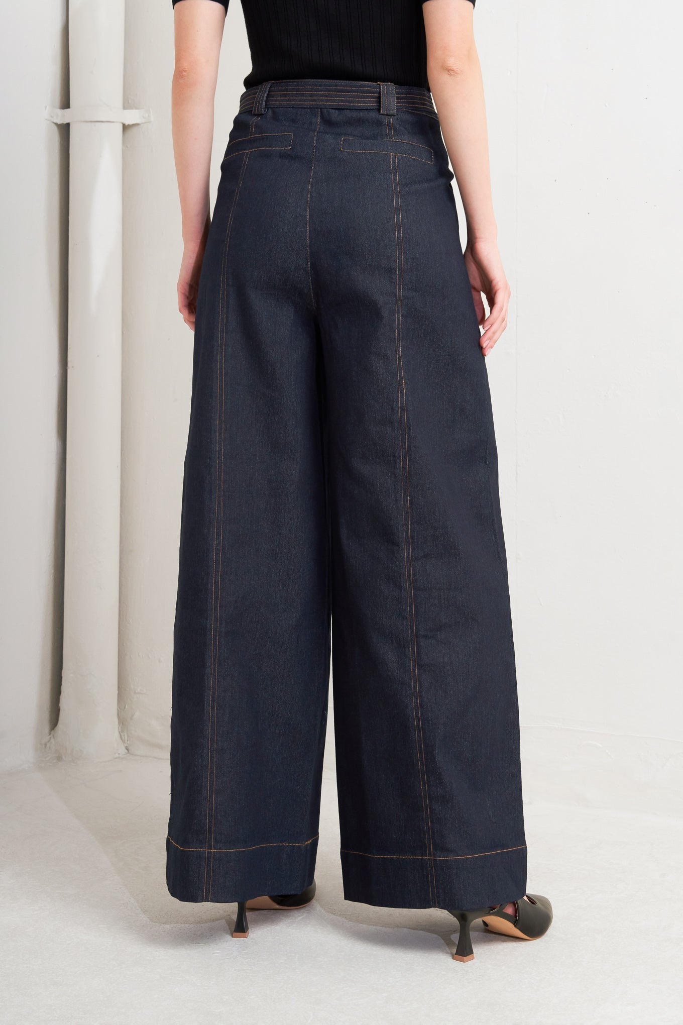 URBAN PANEL DENIM PANTS Flying Tomato