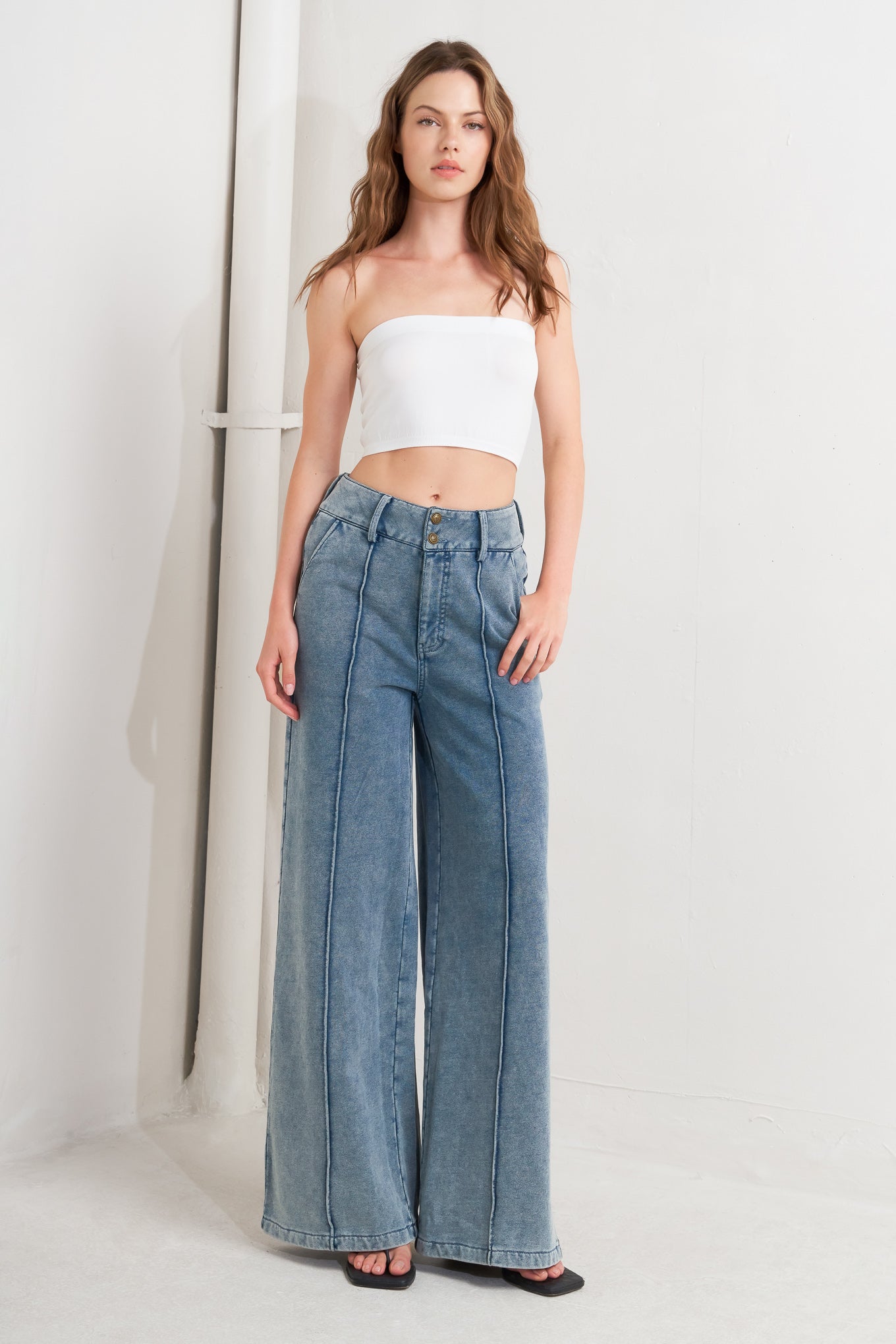 TAILORED FRAME FRENCH TERRY PANTS Flying Tomato