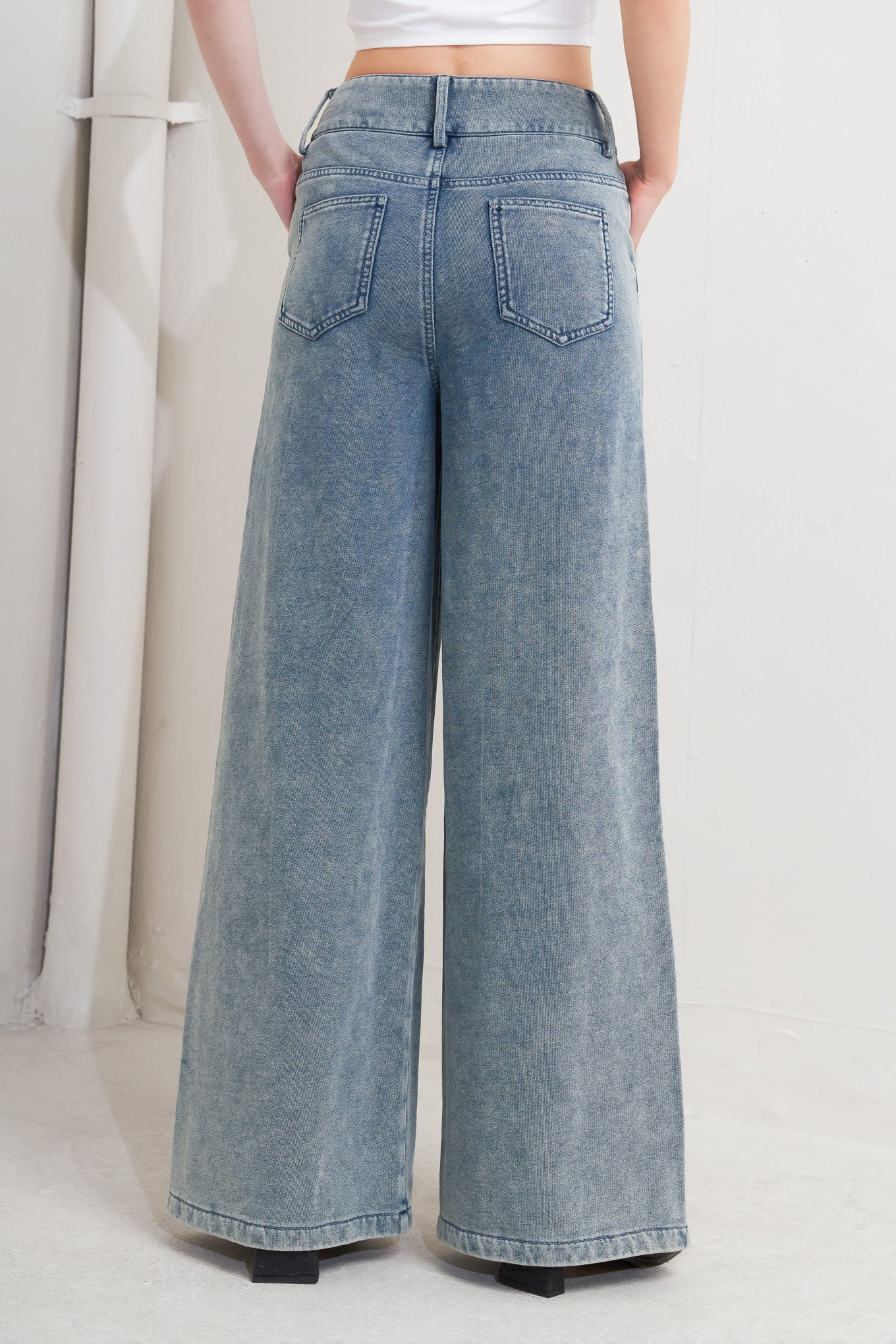 TAILORED FRAME FRENCH TERRY PANTS Flying Tomato
