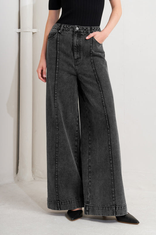 GRAPHITE MUSE DENIM PANTS Flying Tomato