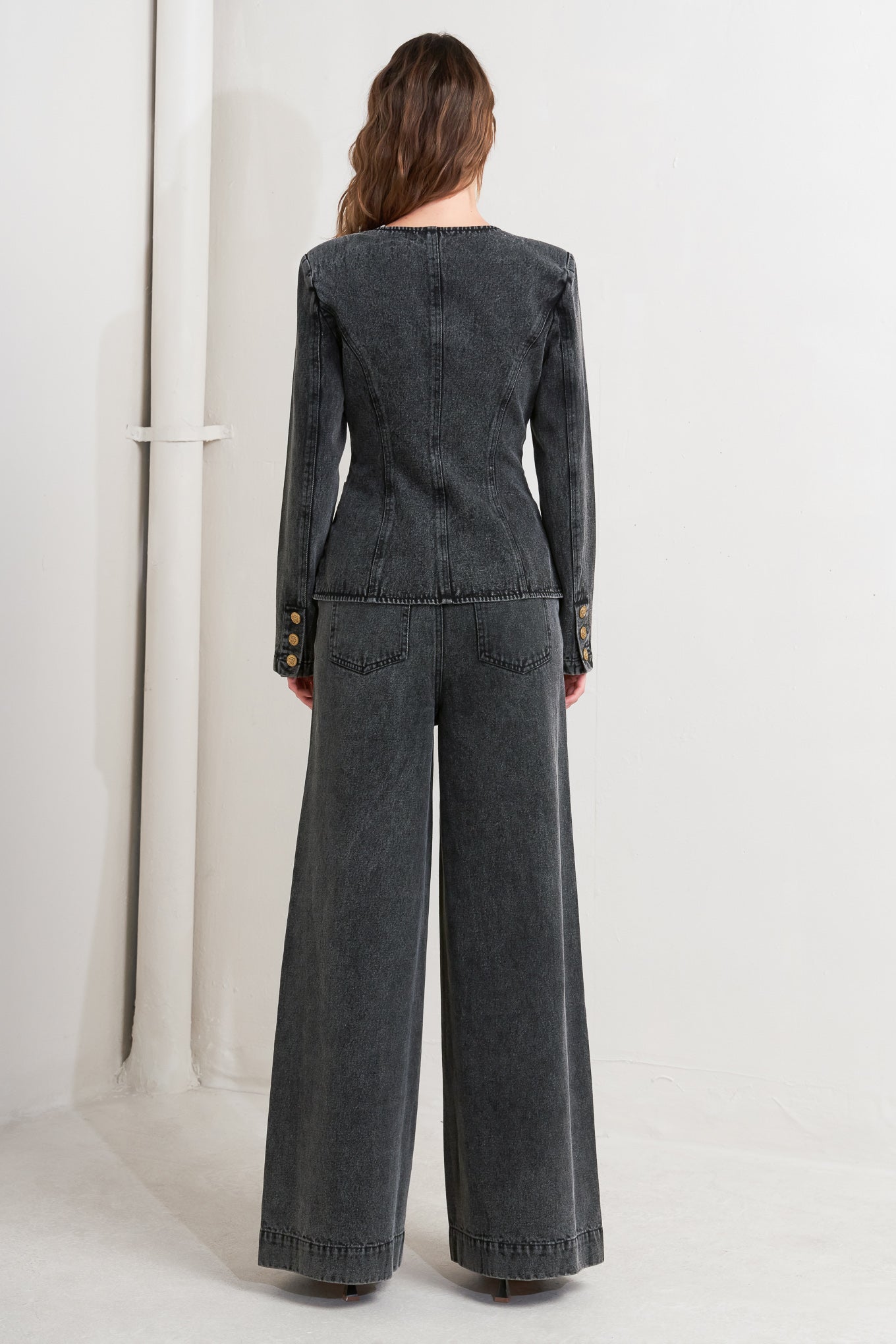 GRAPHITE MUSE DENIM PANTS Flying Tomato