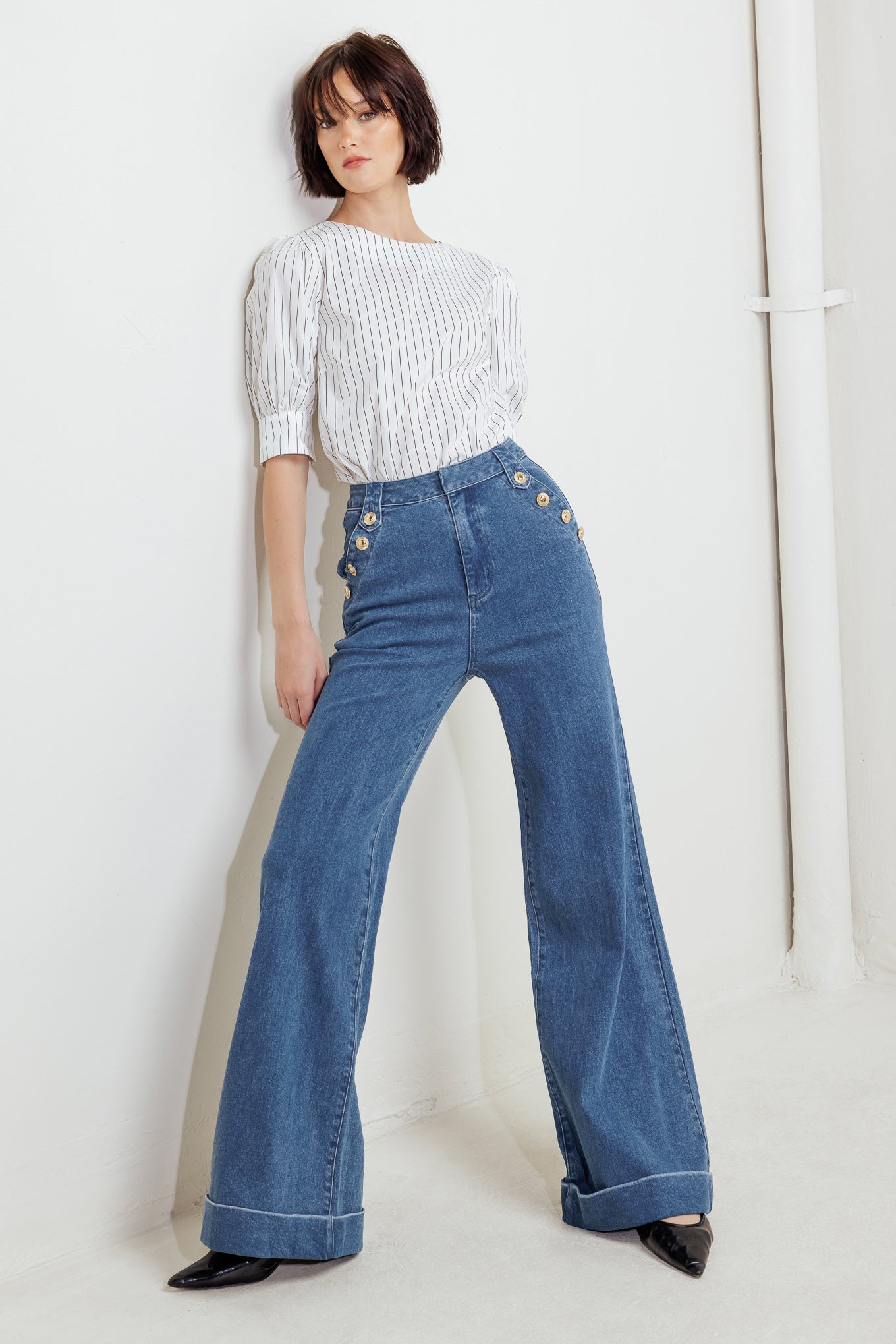 NOSTALGIA FIELD DENIM PANTS Flying Tomato