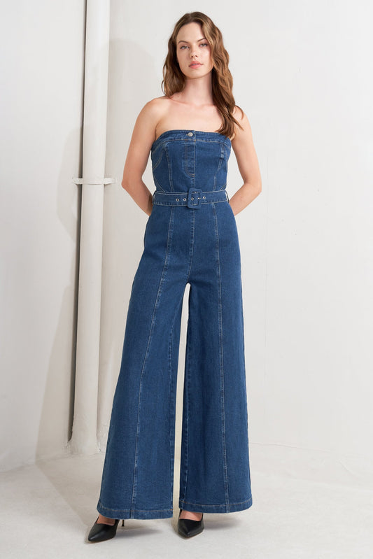 RETRO DIVE DENIM JUMPSUIT Flying Tomato