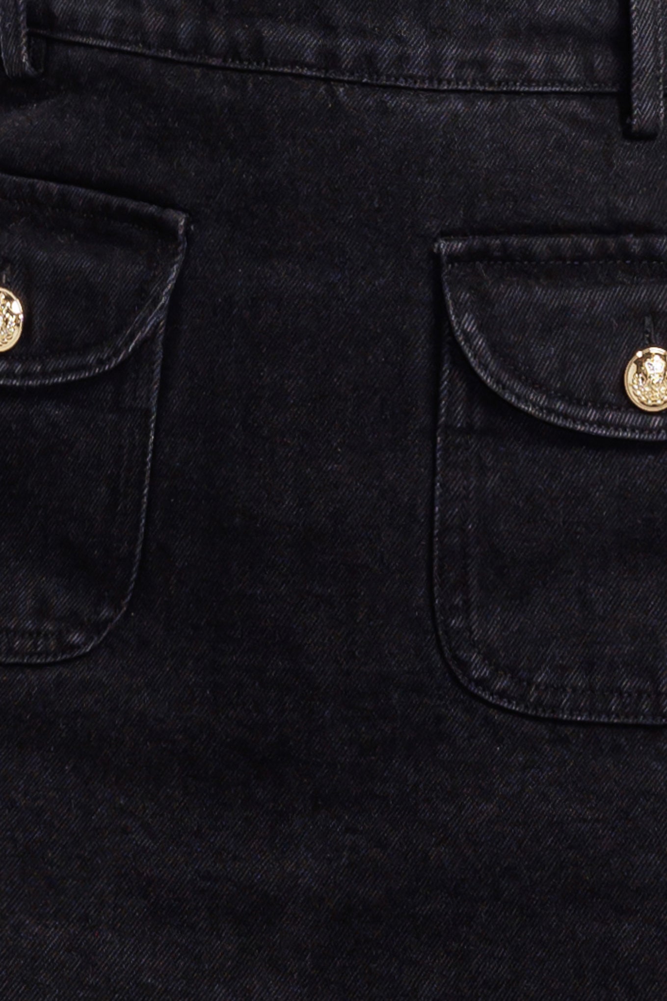 TAILORED FLOW BLACK WOVEN SKORT Flying Tomato