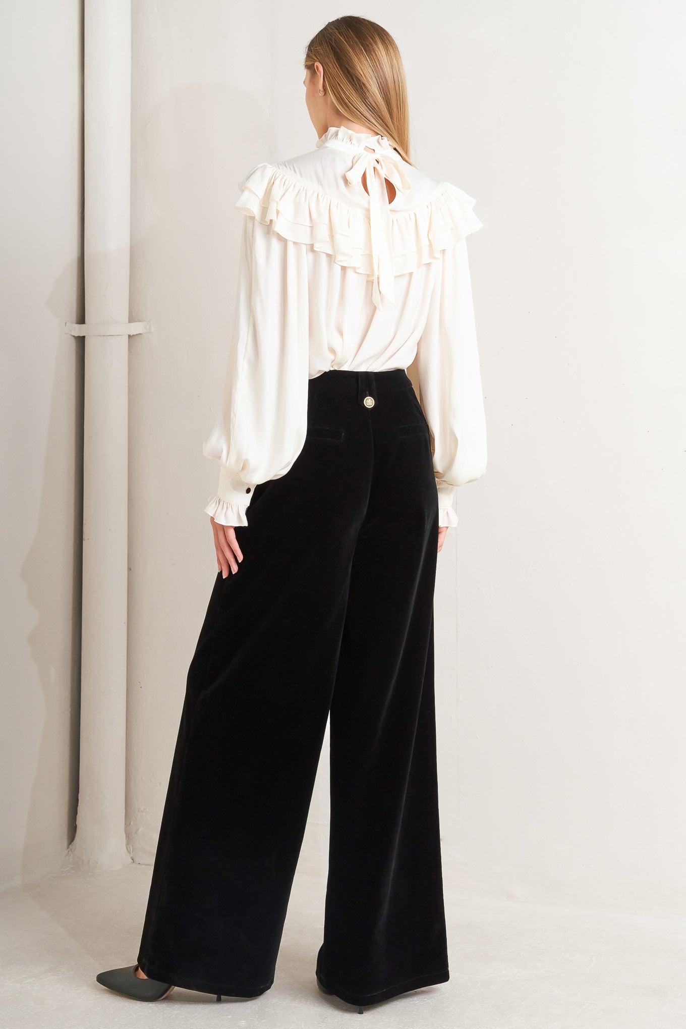 MIDNIGHT VELVET BONDED PANTS Flying Tomato