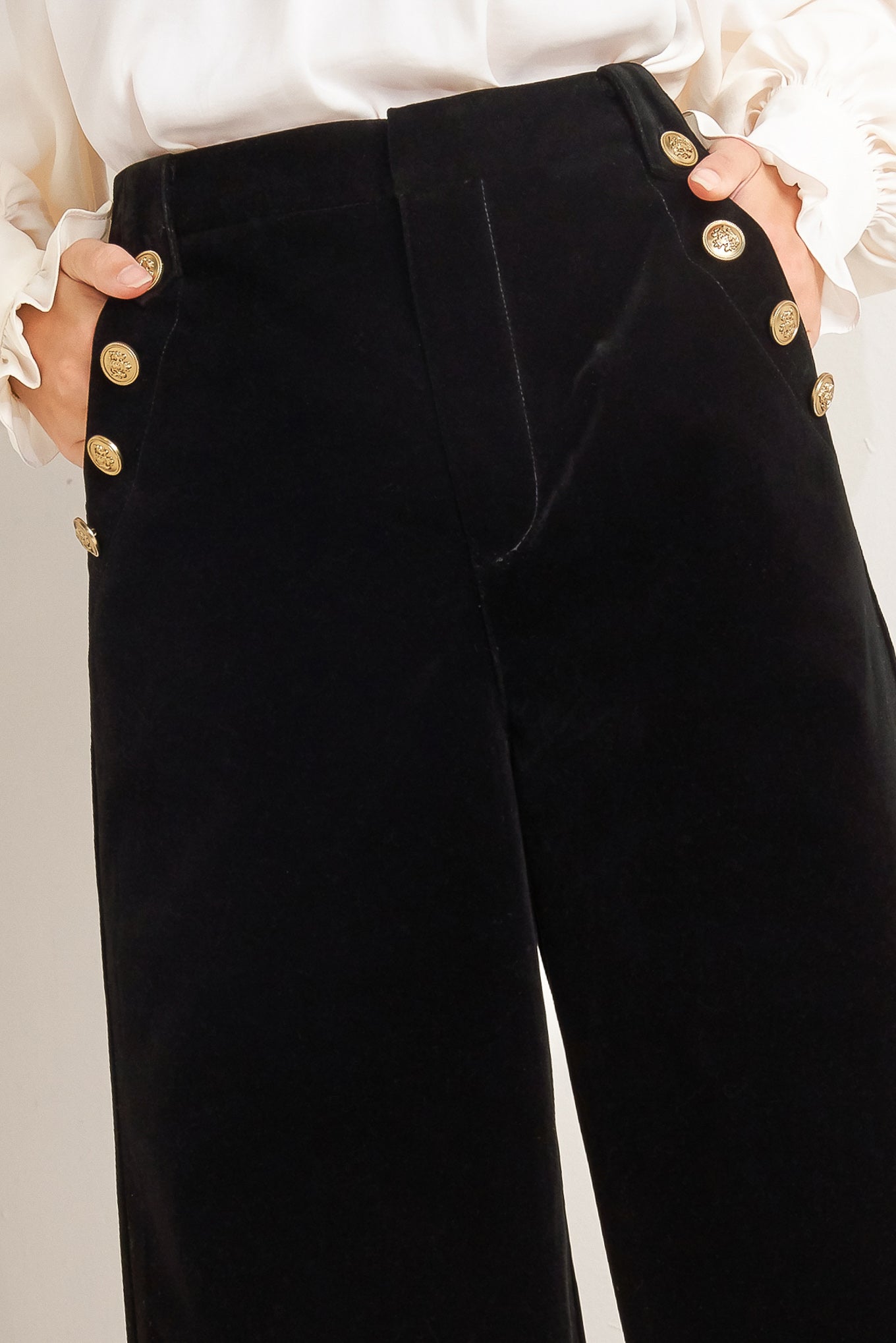 MIDNIGHT VELVET BONDED PANTS Flying Tomato