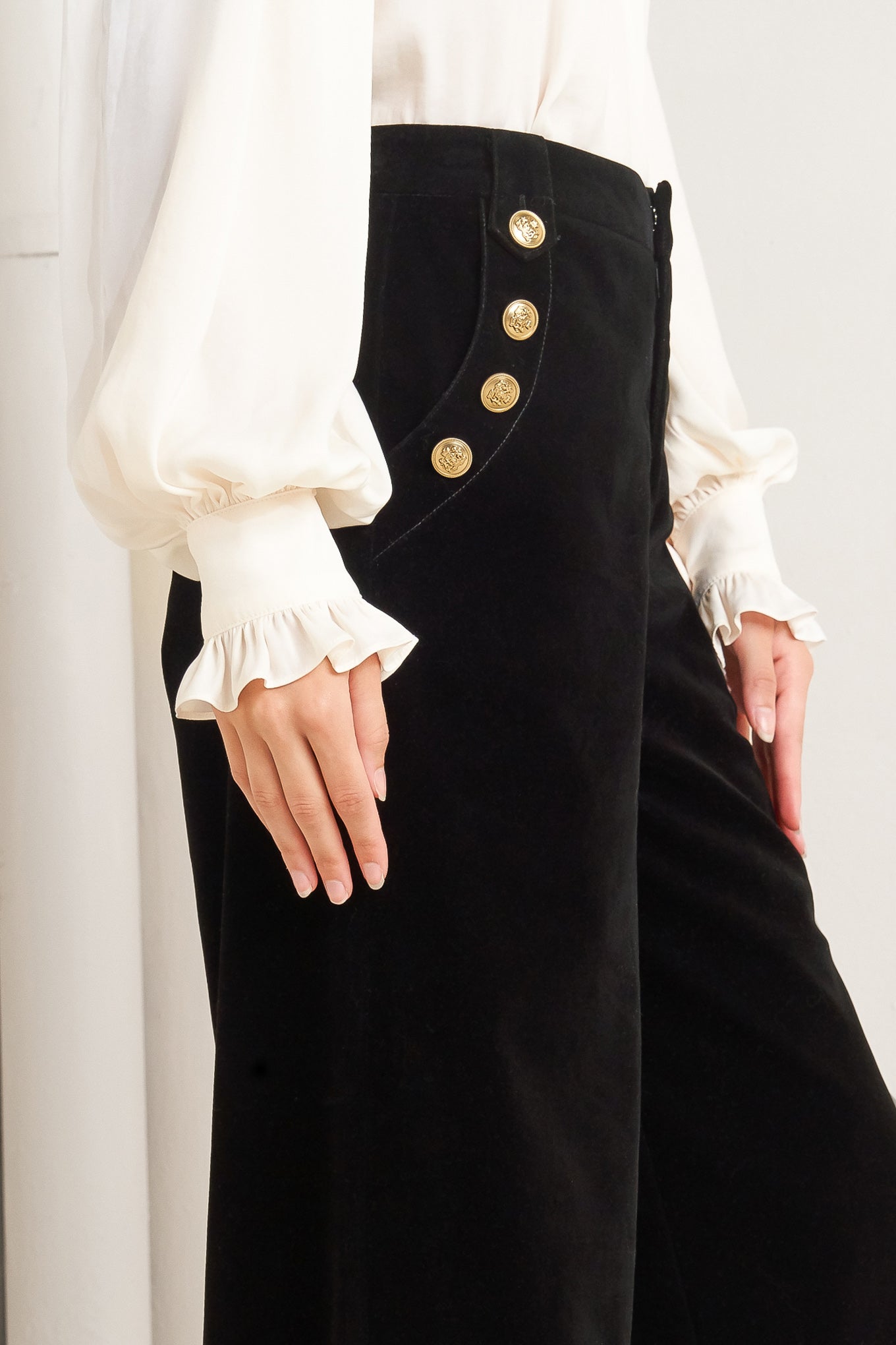 MIDNIGHT VELVET BONDED PANTS Flying Tomato