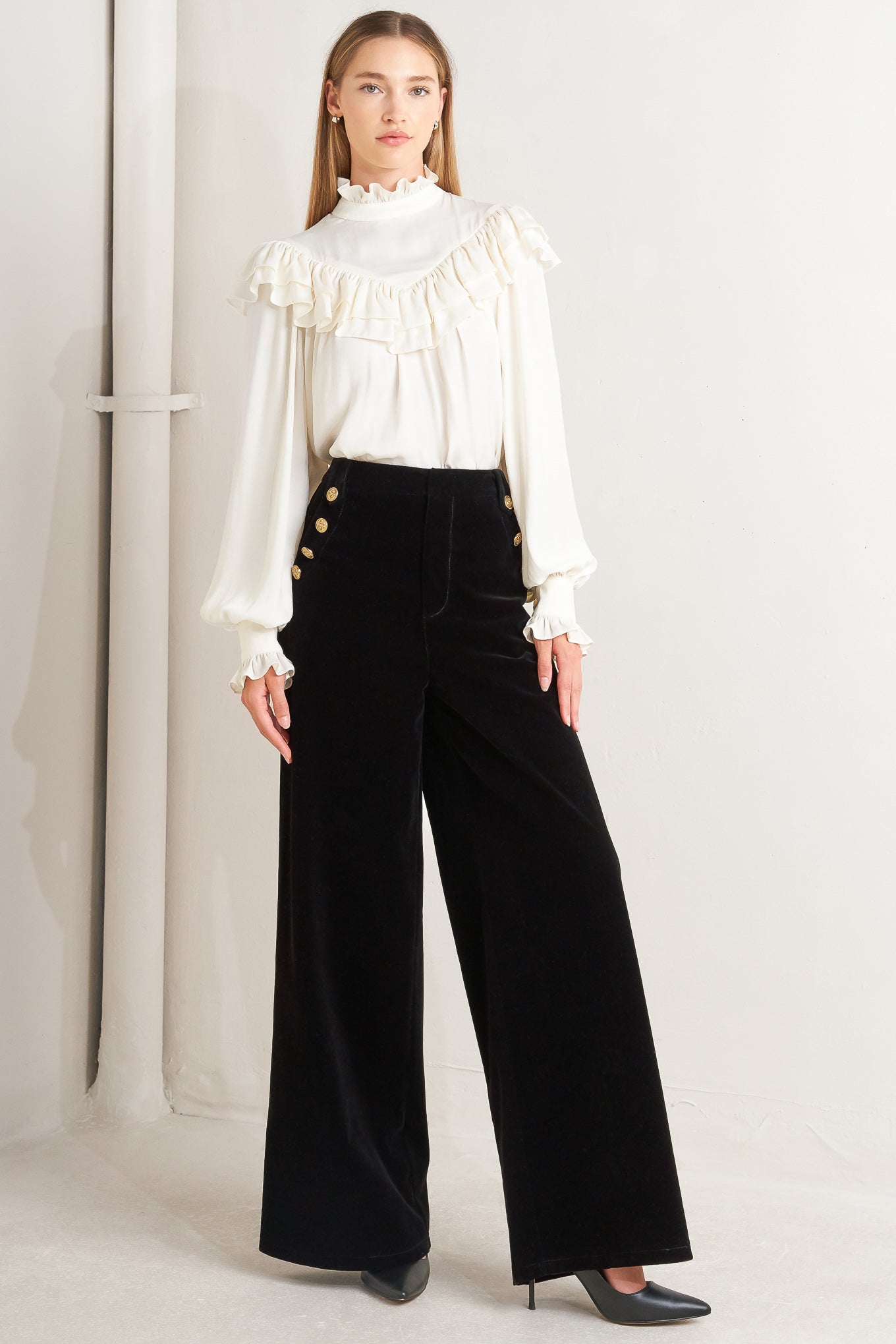 MIDNIGHT VELVET BONDED PANTS Flying Tomato