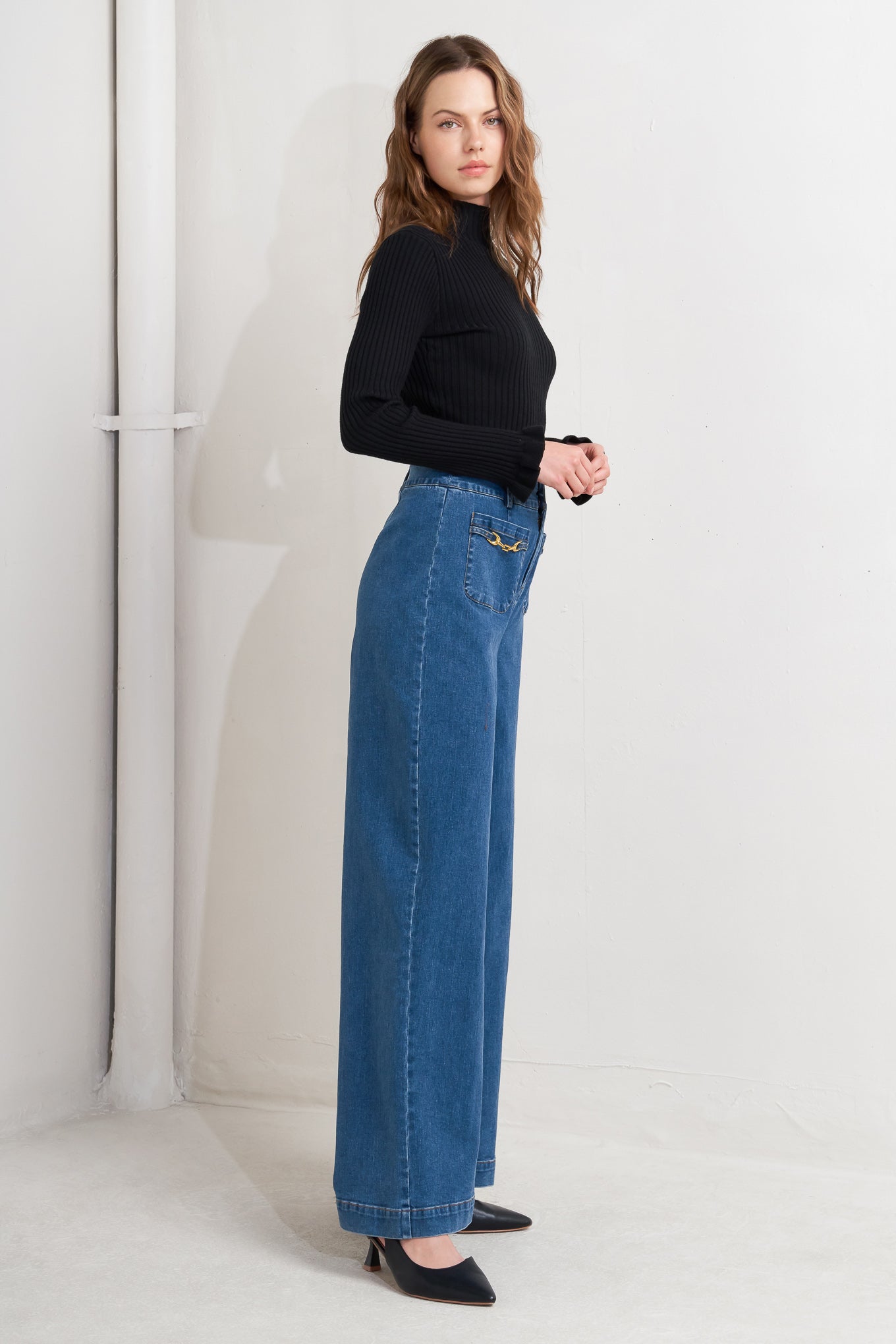 TIMELESS BLUE DENIM PANTS Flying Tomato