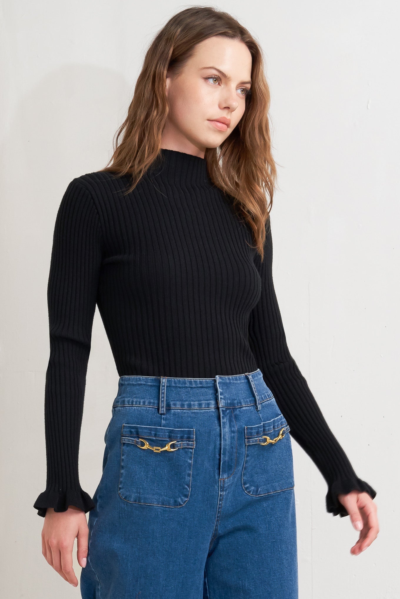 TIMELESS BLUE DENIM PANTS Flying Tomato