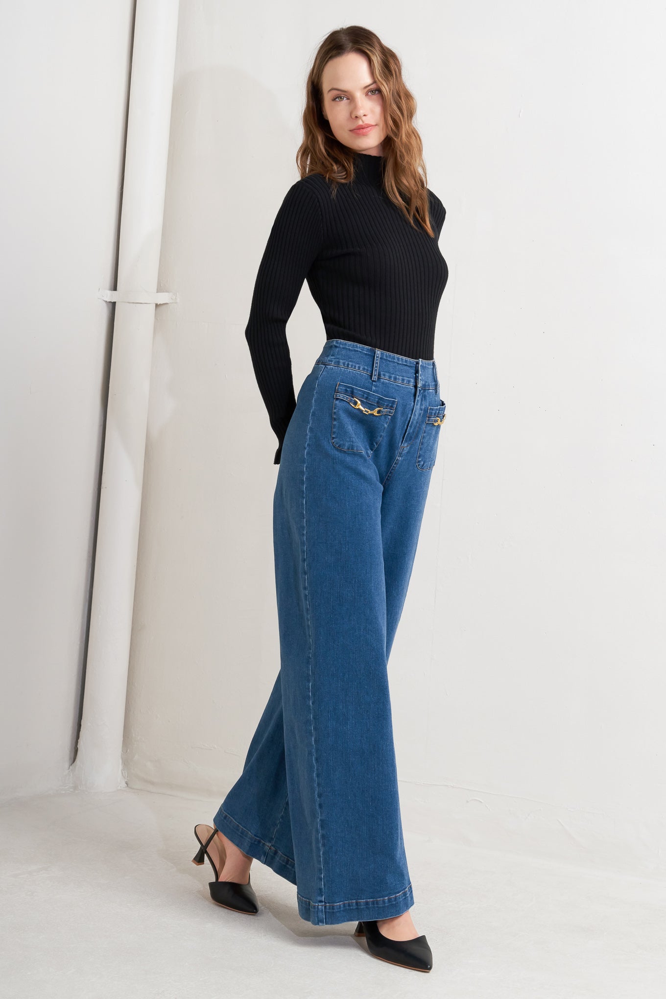 TIMELESS BLUE DENIM PANTS Flying Tomato