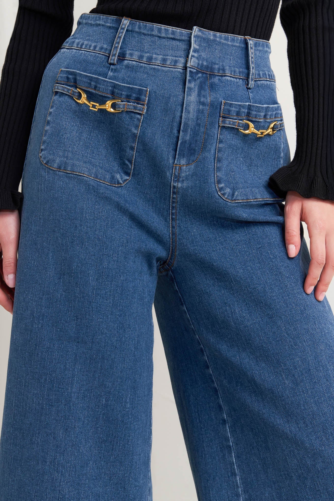 TIMELESS BLUE DENIM PANTS Flying Tomato