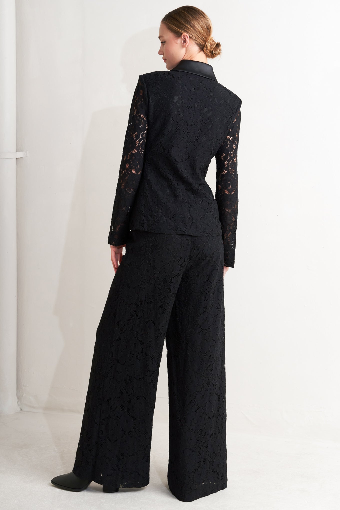 SHADOW GLAM WOVEN LACE PANTS Flying Tomato