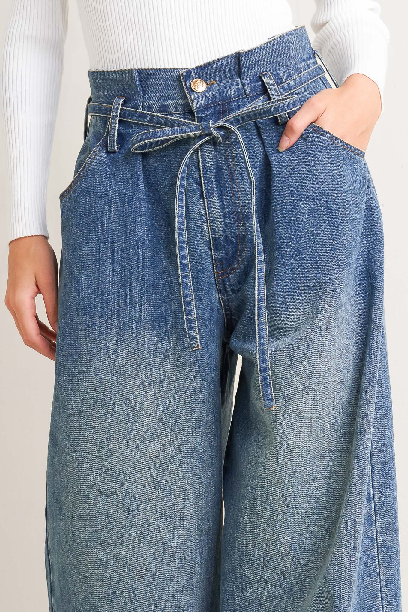 EVERYDAY CINCH DENIM PANTS Flying Tomato