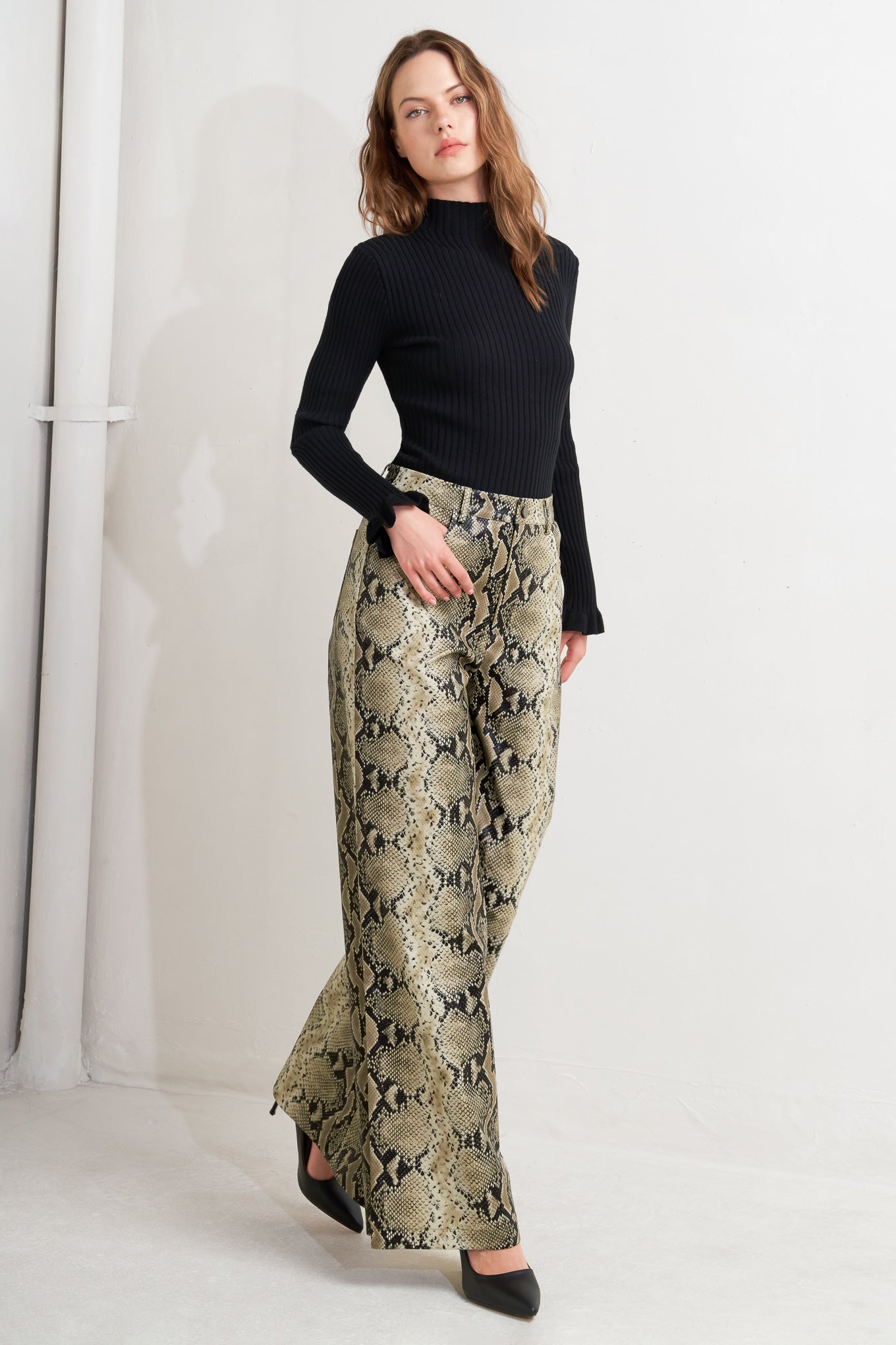 GLAM VENOM FAUX LEATHER PANTS Flying Tomato