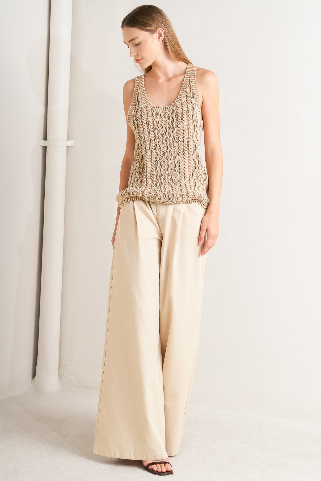 NEVER FORGET KNIT TANK TOP Flying Tomato