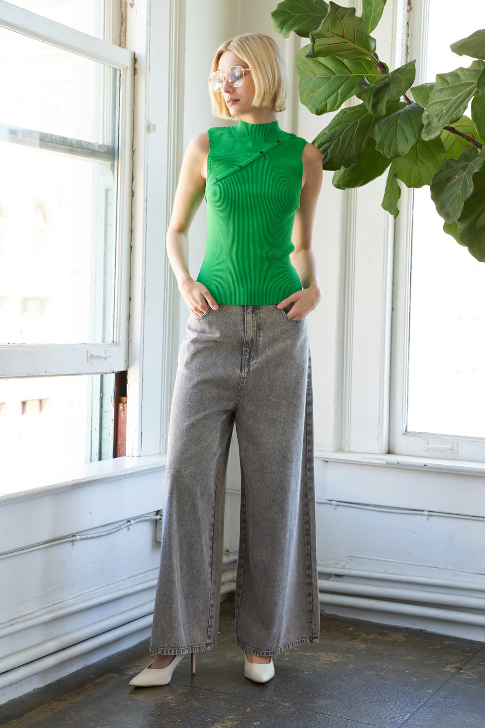 WORK IN PROGRESS SWEATER TOP Flying Tomato