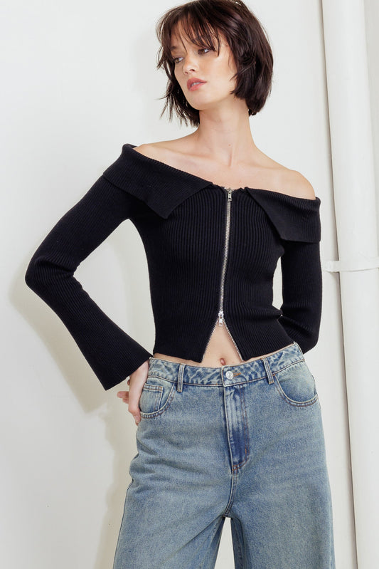 CHANGE OF PACE SWEATER TOP Flying Tomato