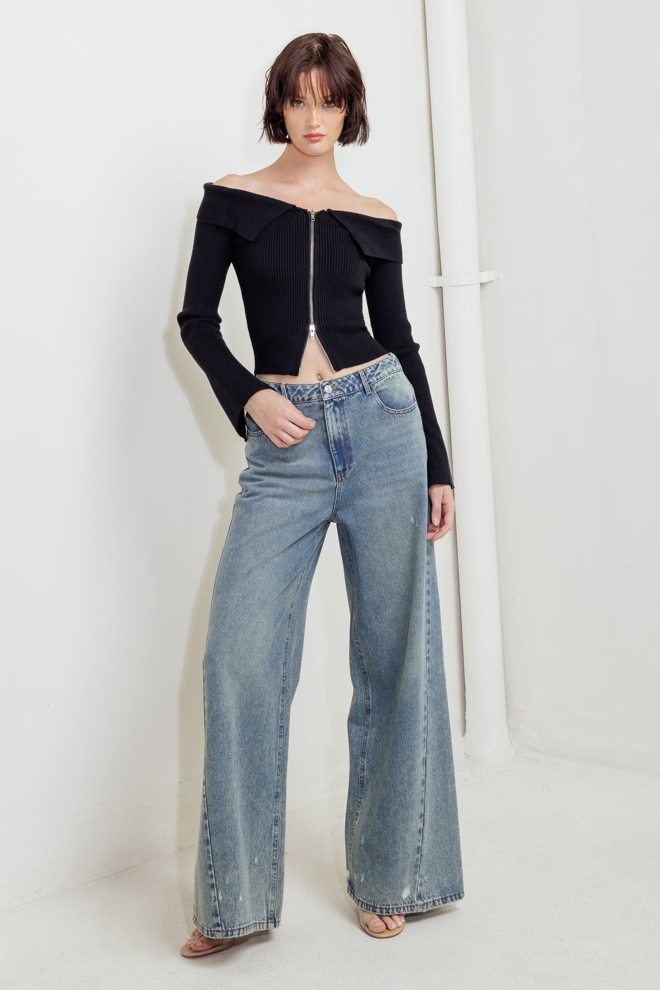 CHANGE OF PACE SWEATER TOP Flying Tomato