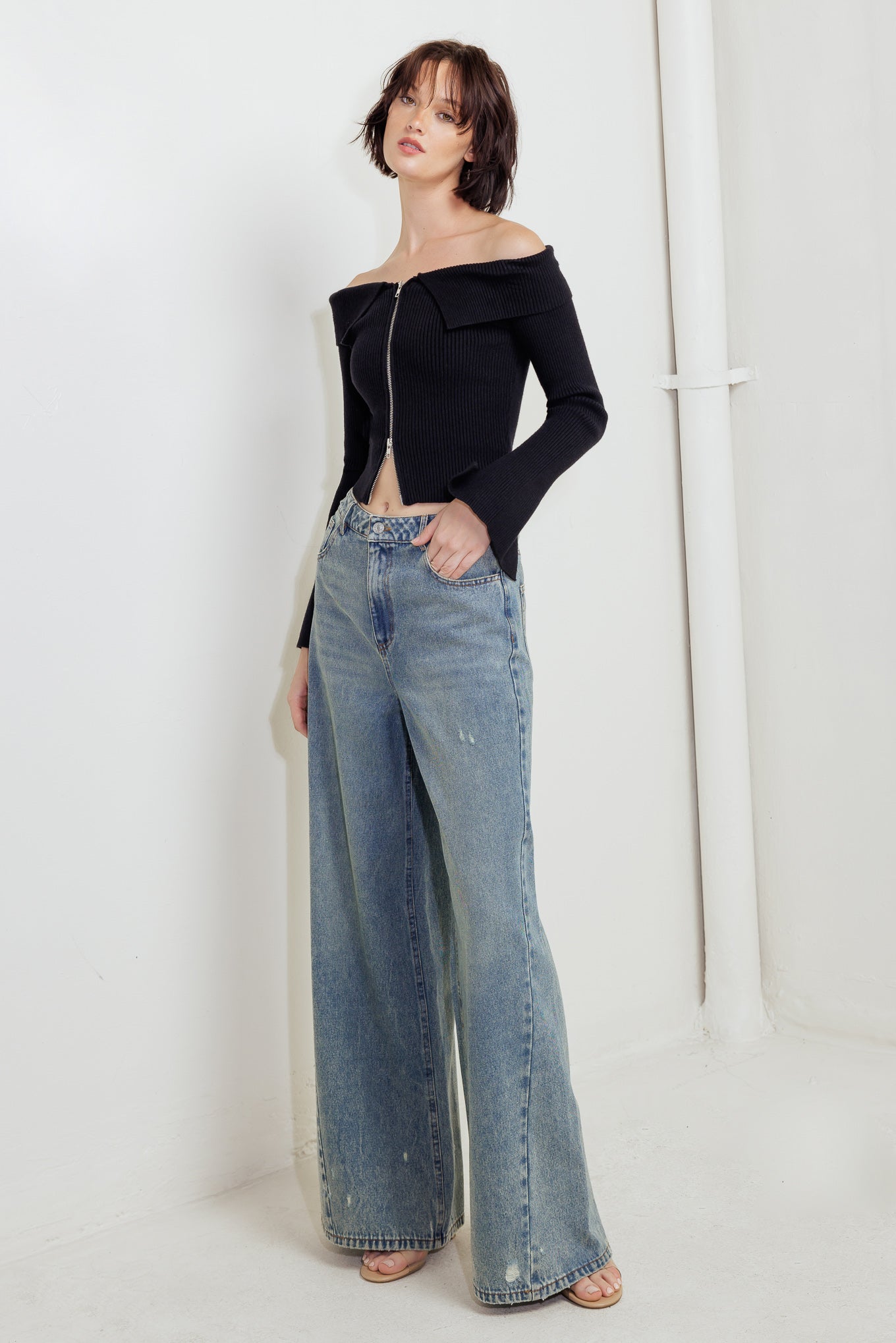 CHANGE OF PACE SWEATER TOP Flying Tomato