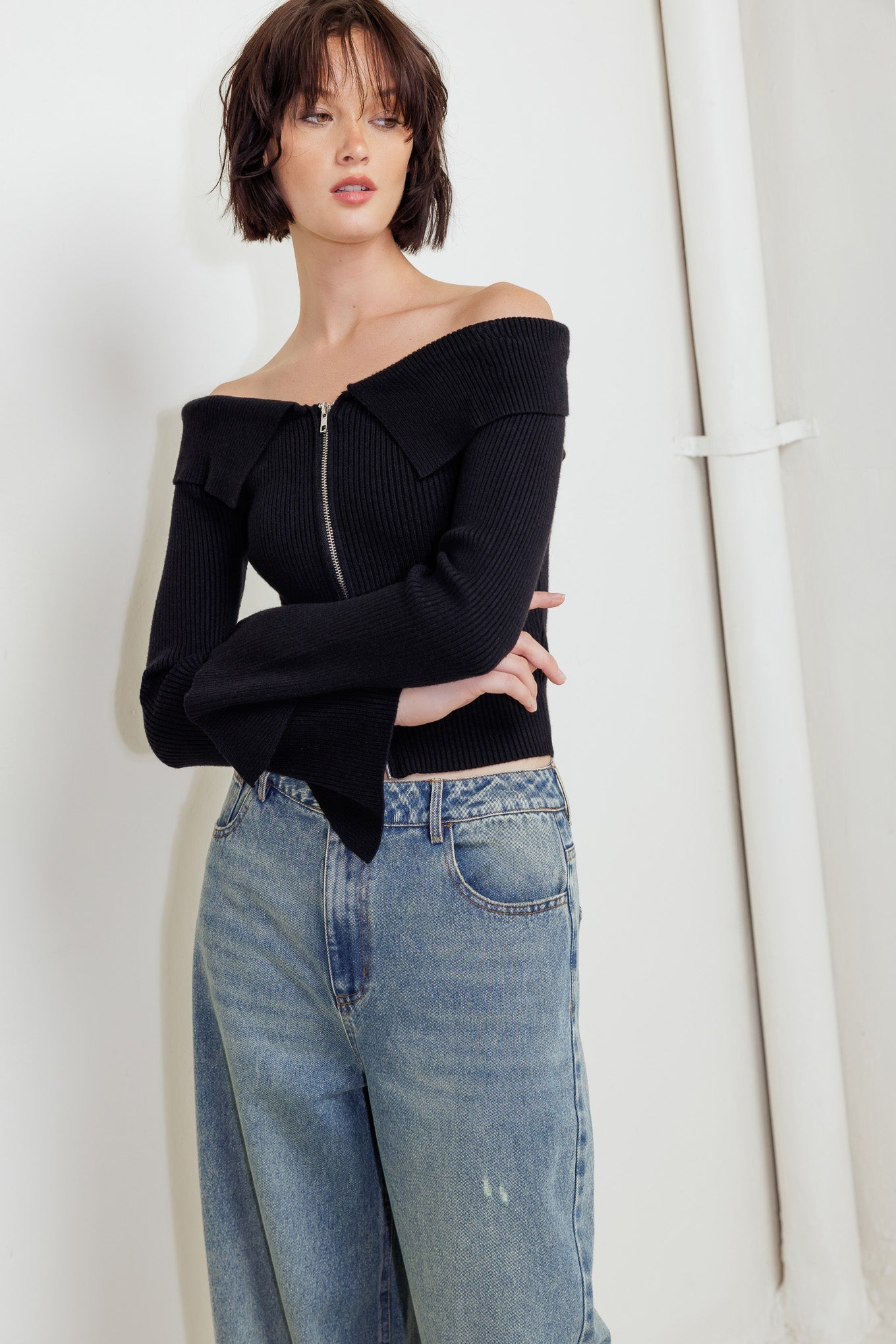 CHANGE OF PACE SWEATER TOP Flying Tomato