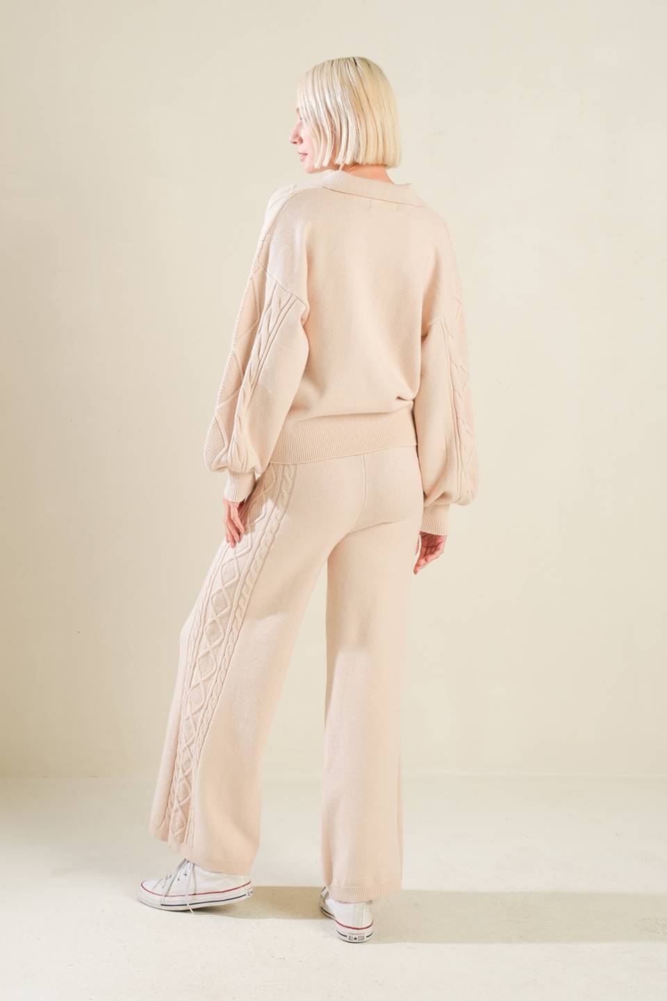 HOLD YOUR GAZE SWEATER KNIT TOP Flying Tomato