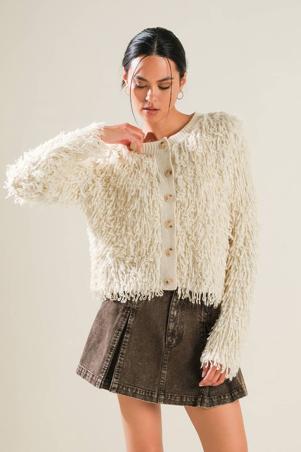 LIVE IN THE NOW SWEATER CARDIGAN Flying Tomato