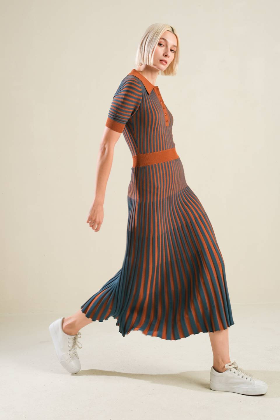 LUXE LIVING SWEATER MIDI DRESS Flying Tomato