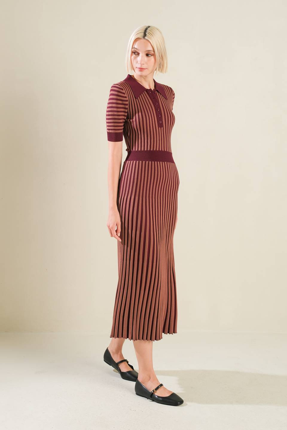 LUXE LIVING SWEATER MIDI DRESS Flying Tomato