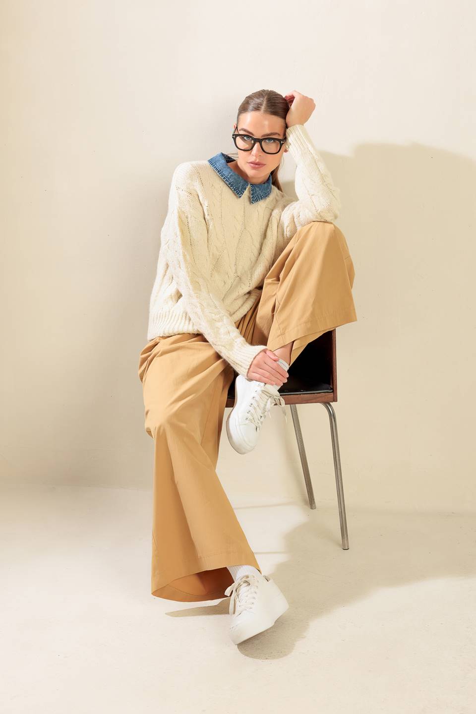 TOTALLY SMITTEN PULLOVER SWEATER TOP Flying Tomato