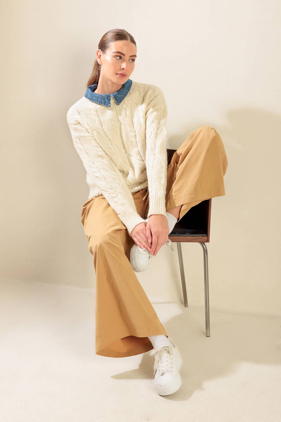 TOTALLY SMITTEN PULLOVER SWEATER TOP Flying Tomato