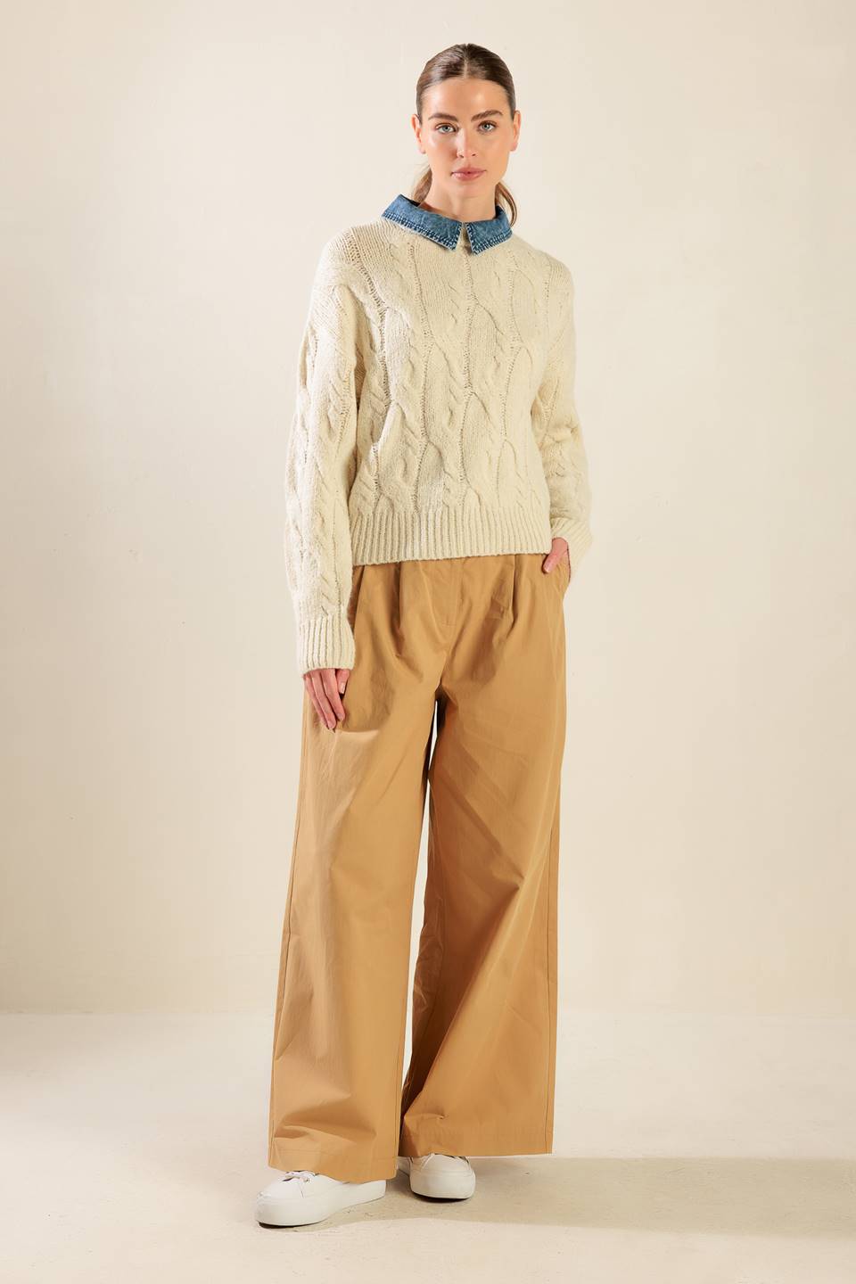 TOTALLY SMITTEN PULLOVER SWEATER TOP Flying Tomato