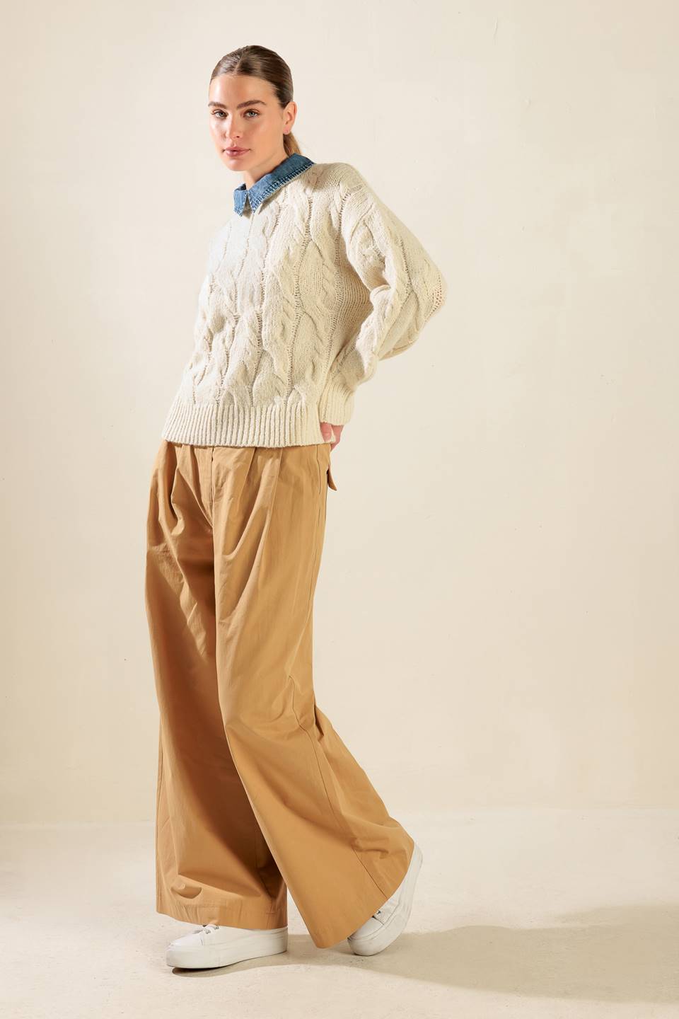 TOTALLY SMITTEN PULLOVER SWEATER TOP Flying Tomato