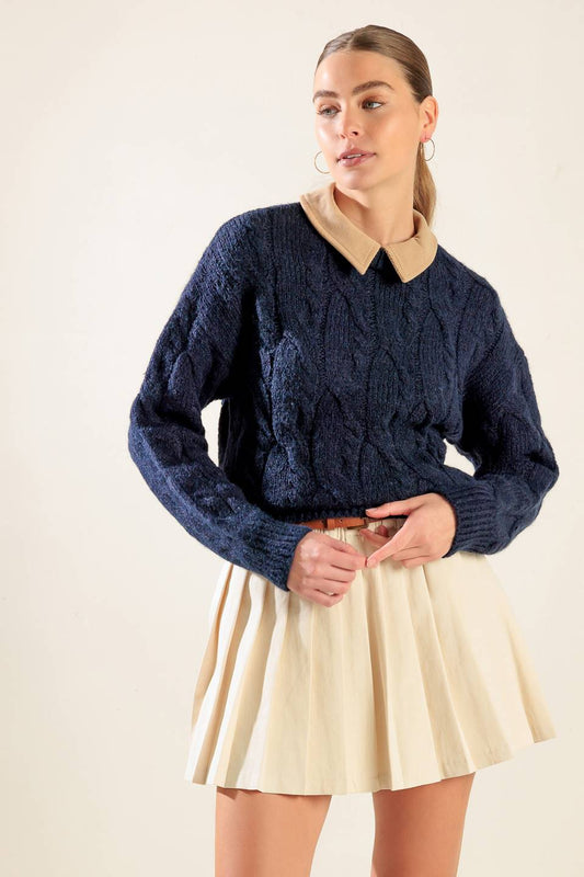 TOTALLY SMITTEN PULLOVER SWEATER TOP Flying Tomato