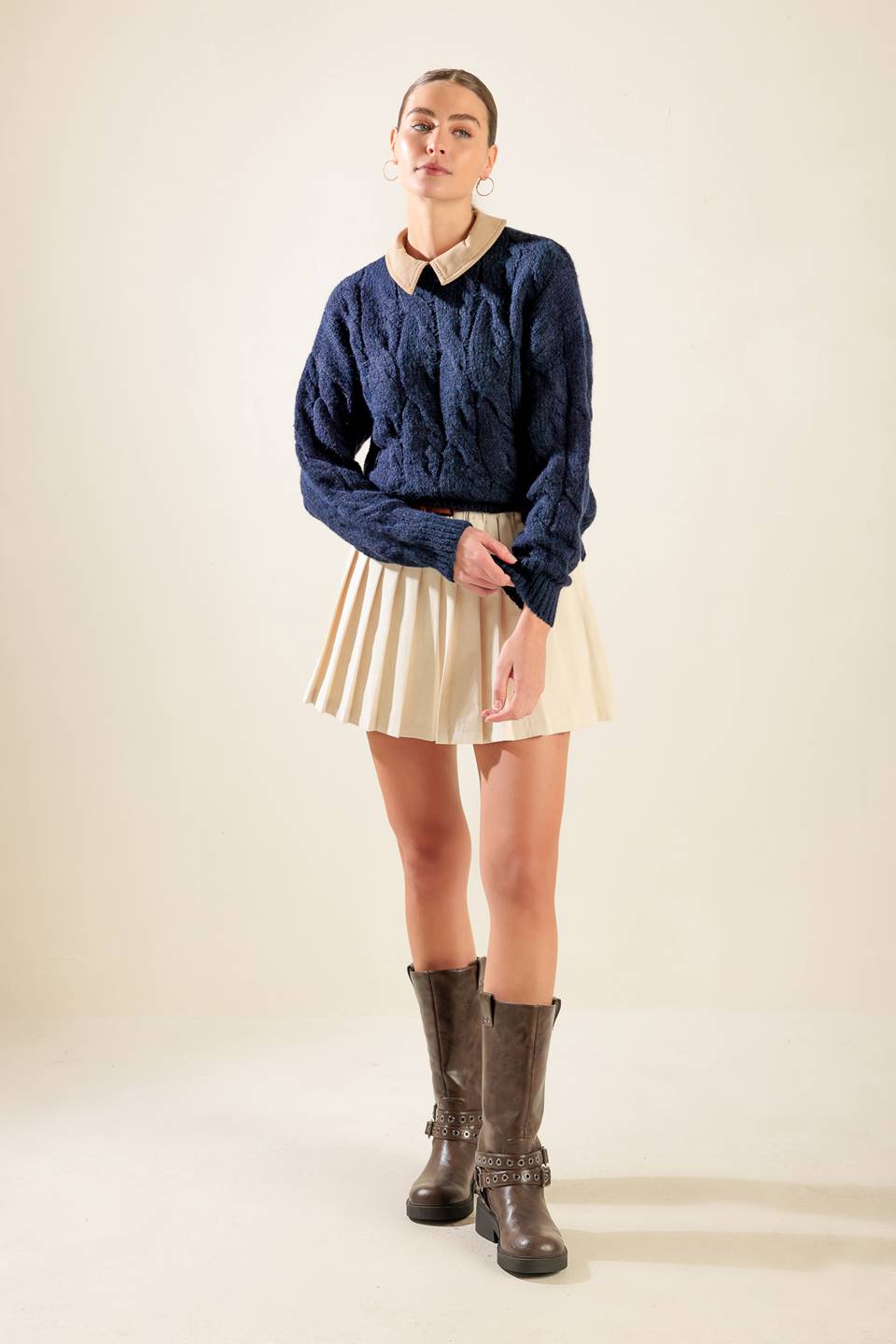 TOTALLY SMITTEN PULLOVER SWEATER TOP Flying Tomato