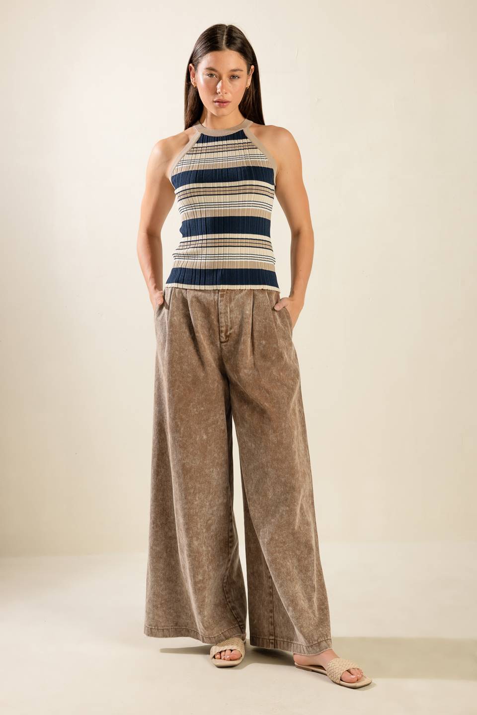 ANYTIME NOW SWEATER KNIT TOP Flying Tomato