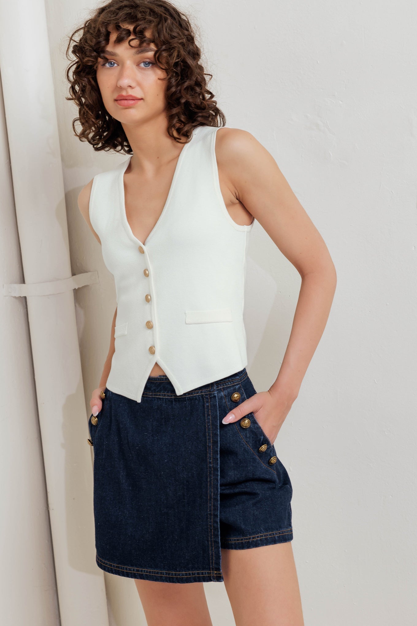 NEAT TENSION SWEATER TOP Flying Tomato