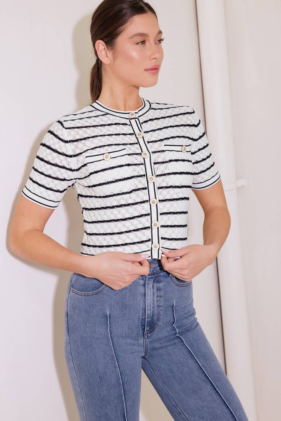 A DAY IN THE MEADOW KNIT CARDIGAN Flying Tomato