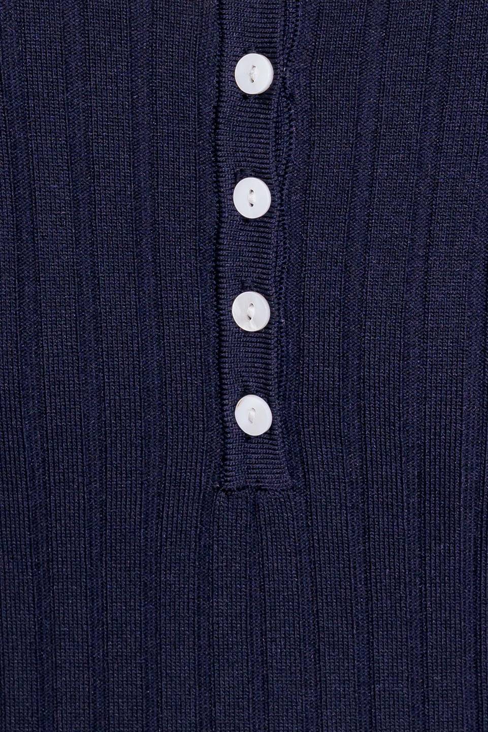 SO MAGNETIC NAVY SWEATER MIDI DRESS Flying Tomato