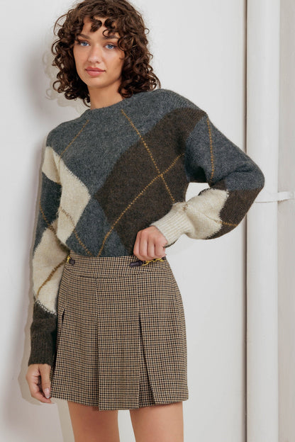 HERITAGE CHIC PULLOVER SWEATER KNIT TOP
