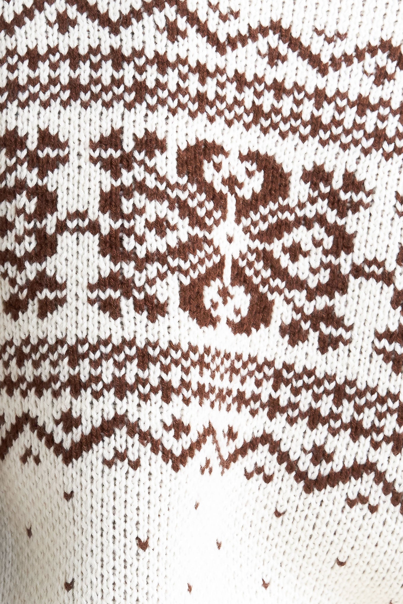 Snowflake Glam Pullover Sweater Top Acrylic Knit Cozy