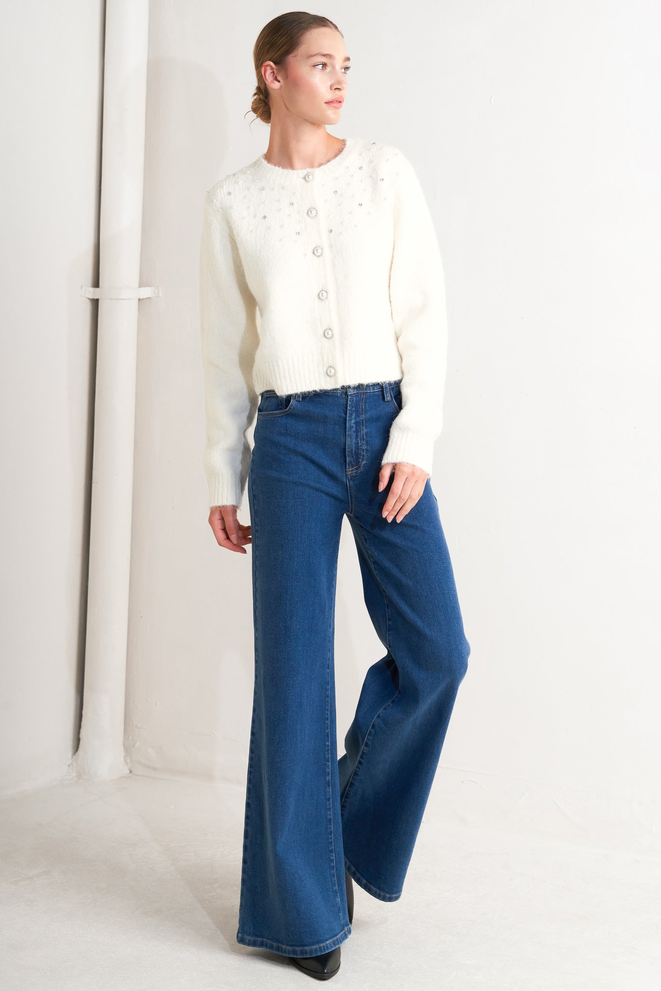 ANGEL TOUCH SWEATER KNIT CARDIGAN Flying Tomato