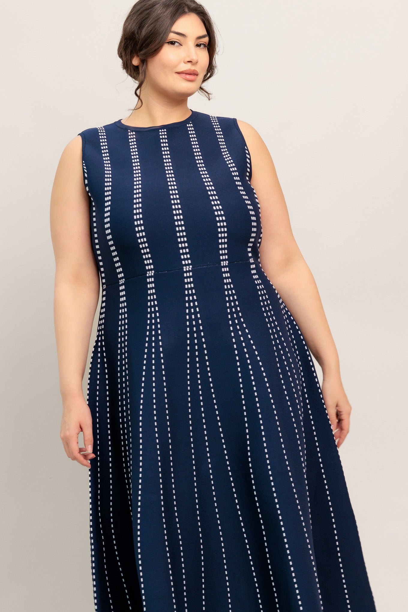 PERFECTLY POISED JACQUARD SWEATER MIDI DRESS - Love Salve